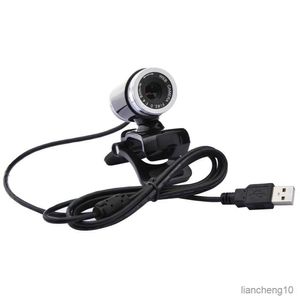 Веб -камеры для компьютерной камеры с светодиодом микрофона для PC Laptop Vision Webcam R230728