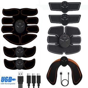 Equipamento Slim portátil Sem fio EMS Estimulador muscular abdominal Nádega Hip Trainer Braço Perna Corpo Emagrecedor Massageador Unissex Fitness Equiment Drop 230728