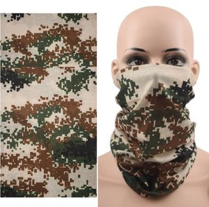 3D Jungle Camo Yürüyüşçüler Açık Spor Sihirli Eşarp Bisiklet Kafa Bandı Bisiklet Bisiklet Balaclava Boyun Tüp Isıtıcı Binicilik Bandanas Yüz Maskesi