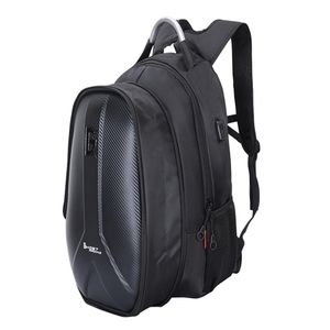 Novo modelo mochilas de capacete de motocicleta reflexivas de fibra de carbono bolsas de cavaleiro de corrida mochilas off-road bolsas de ciclismo com zíper à prova d'água3145