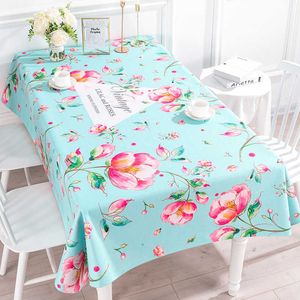 Bordduk Spring Rose Flower Tracloth Liten Fresh soffbord täcker hushållens rektangulära bordduk R230726