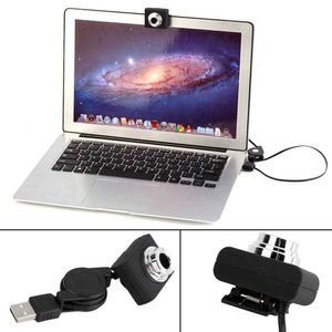 Webcams 30M Pixel Webcam Digital Video Camera Web For PC Laptop Notebook Computer Clip-on Camera Black