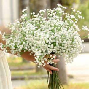 Gypsophila Silk Baby Breath Artificial Fake Silk Flowers Plant Home Wedding Party Home Decoration Gratis frakt ll