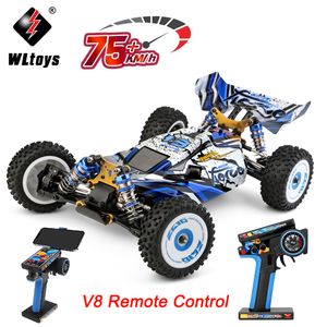 電気/RCカーWltoys 124017 75km/h 124019 55km/h 124008 60km/h 2.4g RC Car Brushless 4WD電気高速ドリフトリモートコントロールおもちゃ3000MAH 230728