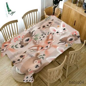 Table Cloth Cute Cat Pattern Tablecloth Birthday Party Supplies Home Wedding Decoration Accessories Rectangular Dinner Tablecloth R230726