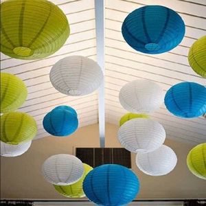 16"( 40cm)Big Size Chinese Paper Lantern Round Lamp Wedding Decor Ball, Festival Decoration Hanging Balls Party Supplies 20 Pcs