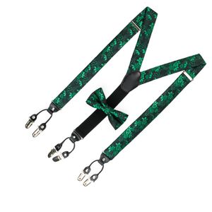 Suspenders EASTEPIC Men s with Adjustable Straps Floral Braces of Quality Red Bow Ties for Men in White Shirts at Weddings 230729