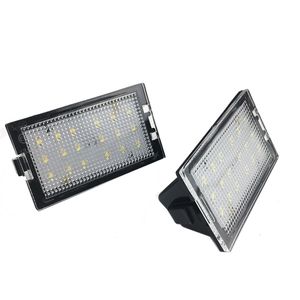 2Pcs For Land Rover Discovery Series 3 LR3 4 LR4 lander 2 LR2 Range Rover Sport Car LED license Number Plate Light Lamp 241j