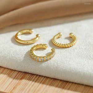 Backs Earrings Clips Earring Set For Women Unisex Minimalist Fashion Cartilage Hoop Sets Ear Cuff Fake Piercing Clip On