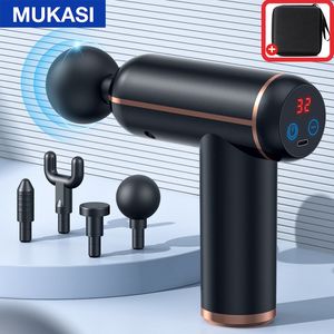 Massager całego ciała przenośny pistolet wibracyjny Masaż pistoletu Pistol Pistol Massager dla głębokiego mięśni tkanek Relaksowanie mini urządzenie fitness 230728