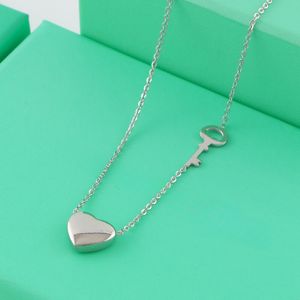 designer jewelry Love Keys necklace Classi S LOVE Necklace 316L stainless steel jewelry necklaces designer