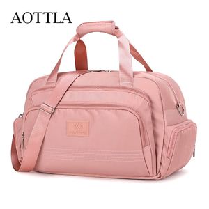 Duffel Bags AOTTLA Women Travel Multifunction Luggage Men s Handbag Shoulder Crossbody Female Duffle Bag Casual Sports Fitness Yoga 230729