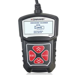 Czytniki kodu Skanuj narzędzia OBD2 Skaner Profesjonalny EOBD Universal Auto Diagnostic Engine Detector Narzędzia narzędzi dla benzyny 12V DI206T