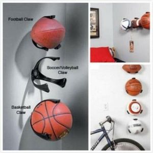 Wall Ball Claw Basketball Football Rack Holder Wall Mount Display Case Organizer Rack Holder2935