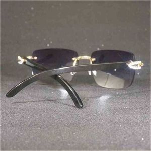 56 ٪ خصم نظارة شمسية 2023 راينستون كارتر الفاخرة مربع النظارات رجال العدسات السميكة ظلال خمر Gafas de Sol for Womenkajia New