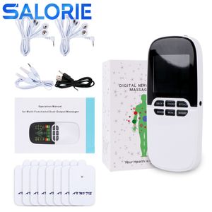 Andra massagepunkter Laser Rhinit Behandling DEBRUKT TENS EMS Electric Muscle Stimulator Mikrourrent Lågfrekvenspuls Relaxerande Cellulite Massager 230729