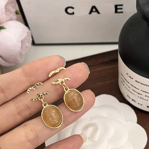Earrings Designer Drop Earring Luxury Gold Plated Travel Love Gifts Dangle Earrings Design Charm for Women High Quality Stainless Steel Earrings No Fade Jewelry