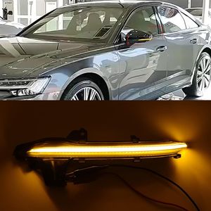 1 uppsättning för Audi A6 C8 4K A7 4K8 A8 D5 2018 2019 LED Dynamisk Turn Signal Light Side Wing Mirror Sequential Indicator Blinker Lamp265x