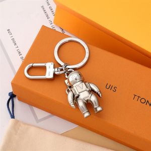 Luxurys designers Keychain Car Key chain Solid color monogrammed Keychains Fashion Leisure astronaut Men Women Bag Pendant Accesso321v