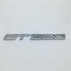 Silver Metal GT350 Emblem Car Fender Side Sticker per Ford Mustang Shelby super snake COBRA GT 350270t