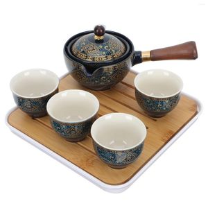 Geschirr-Sets, chinesisches Vintage-Tee-Set, asiatische Tasse, Keramikzubehör, Mini-Kungfu