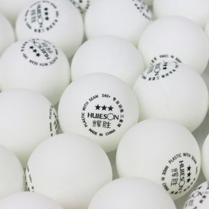 Masa Tenis Setleri Huieson 50 100 PCSBAG ABS Plastik Top 40mm 3 Yıldızlı Malzeme Ping Ping Pong Topları Kulüp Eğitimi 230729