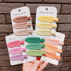 3st/set hårklipp Sidan Bangs Fix Fringe Barrette Makeup Washing Face Accessories Women Flickor Styling Hårstift 2311