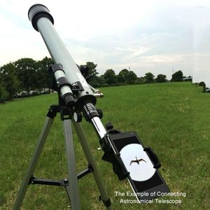 Telescópio portátil CM-4 adaptador de clipe para microscópio monocular binocular luneta universal suporte para câmera de celular