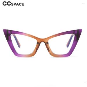 Sunglasses 56294 Oversized Cat Eye Plastic Spectacle Frame Anti-Blue Computer Eyewear For Women Grade Glasse Eyeglasses