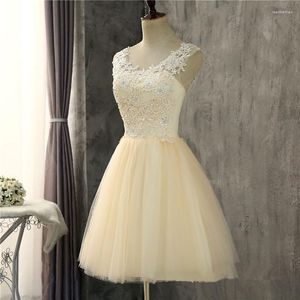 Party Dresses BeAlegantom Short Prom 2023 Tulle Applique Homecoming Cocktail Special Tillfälle Klänning Vestido Fiesta QA1536