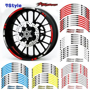 Motorcycle Rim Stripe Decals: Multicolor Scratch-Resistant Tape for Suzuki Hayabusa264c