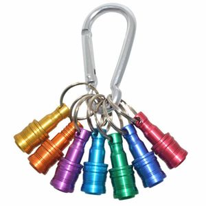 7st 1 4 tum Hex Shank Rostfritt stål Skruvmejselbitar Hållare 35mm förlängningsstång Borrskruvadapter Snabbutgivning Keychain Prof2476