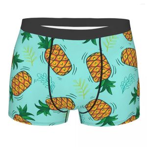 Cueca Cueca de Algodão Abacaxi Frutas Cueca Boxer Cueca Homem Sexy