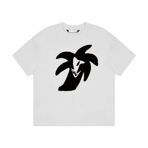 Kortärmad t-shirt herrskjorta t-shirt lös trend kokosnöt träd trycker ung plus storlek designer ny sommar casual mode t-shirt