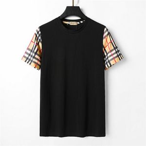 Fashion Men's T-shirt Summer Men's Women's T-shirt Cotton Designer Short Sleeve Casual Shirt Hip Hop Street Wear T-shirt T-shirt Men's Black and White Clothing d27