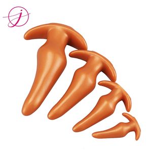 Anal Toys Liquid Silicone Boat Anchor Butt Plug Male Masturbator Anal Plug Sex Toys Sex Products For Adult Toys Dildo Prostate Massager 18 230728