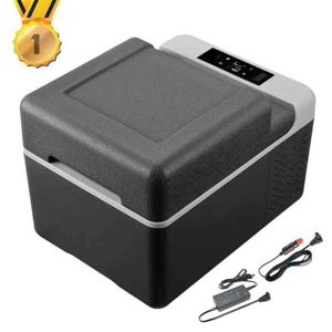 12L Portable Car Refrigerator Portable Mini zer Cooler Auto Fridge Compressor Quick Refrigeration Home Picnic Icebox 12 24V H2309I