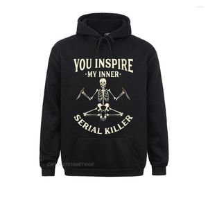 Erkek Hoodies Bayan Komik Yoga Tişörtleri İç Seri Killer Sokak Giyim Hoodie Kadın Marka Sporcarları Çılgınlığı