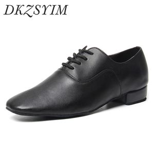 Dance Shoes DKZSYIM Men Dance Shoes Latin Ballroom dance shoes Modern Indoor Shoes Men Tango Shoes Dance Sneaker For Boy heeled 2.5cm 230728