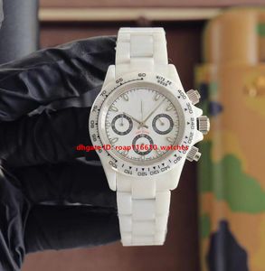 Uhren für Männer Luxuriöse VK Hohe Qualität Frauen Uhren Designer weiß keramik uhr ring 40mm Saphir Leuchtende uhren Großhandel