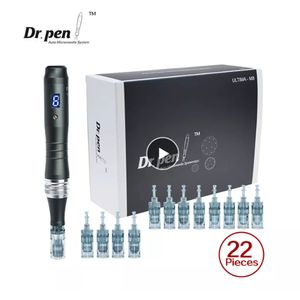 Igły tatuażu Dr. Pen M8 Professional skórzany długopis z 22 -pinowym bezprzewodowym mikro igłą długopis 230728