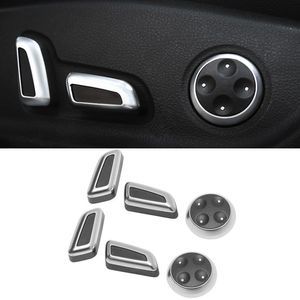 Car Accessories Seat Side Control Button Replacement Trim Cover Frame Interior Decoration for Audi A4 A5 S4 S5 B9 2017-2020251b