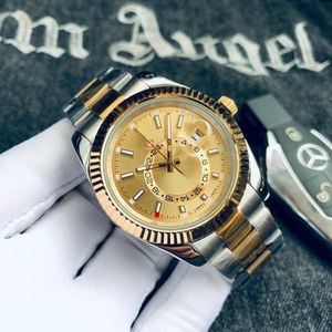 Orologi da uomo di lusso classici SKY DWELLER Orologi da polso meccanici automatici Orologio sportivo Data Quadrante orologio da polso Movimento di alta qualità Orologio da polso Montre de luxe