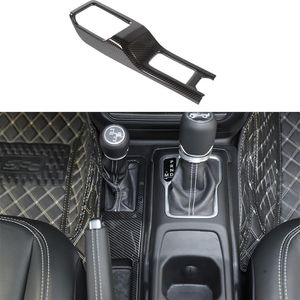 Decoração do painel de tração nas quatro rodas fibra de carbono para jeep wrangler jl 2018 tomada de fábrica alta quatlity acessórios internos automotivos268n