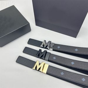 Unisex m Vintage Belt for Man Designer Luksusowe pasy Pleted złotą klamrę skórzana skóra