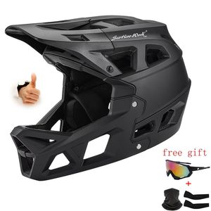 Cycling Helmets MTB Full Face Helmet Adult DH Downhill Bike Motocross OffRoad Safety Mountain BMX Unisex Cover 230728