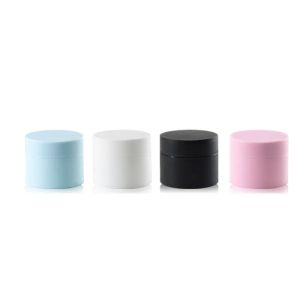 wholesale High Quality 5G 15G 20G 30G PP Cosmetic Cream Jars Packing Bottles With Lid Empty Lotion Container Black Blue Pink White DH8767 67