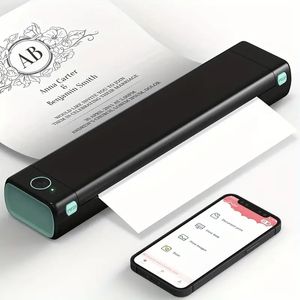 Phomemo Stampanti portatili wireless per viaggi, stampante termica per stencil per tatuaggi per ufficio, casa, lavoro, stampante senza inchiostro M08F-Letter BT per dimensioni 8,5