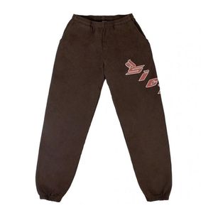 Brown Red Letter Print High Street Bants Осень