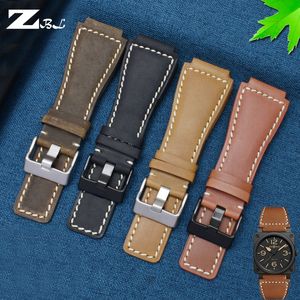 İZLE BANTLARI GERÇEK DERİ SATIR BANDLARI Bell Ross B R BR-01 ve BR-03 Strap Yüksek Kaliteli Bilek Kemeri Bilezik Aracı 230728